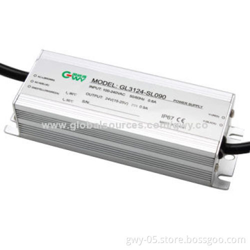 LED Power Supply with Aluminum Housing, Sized 144*47.2*32mm